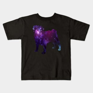 Galaxy pug Kids T-Shirt